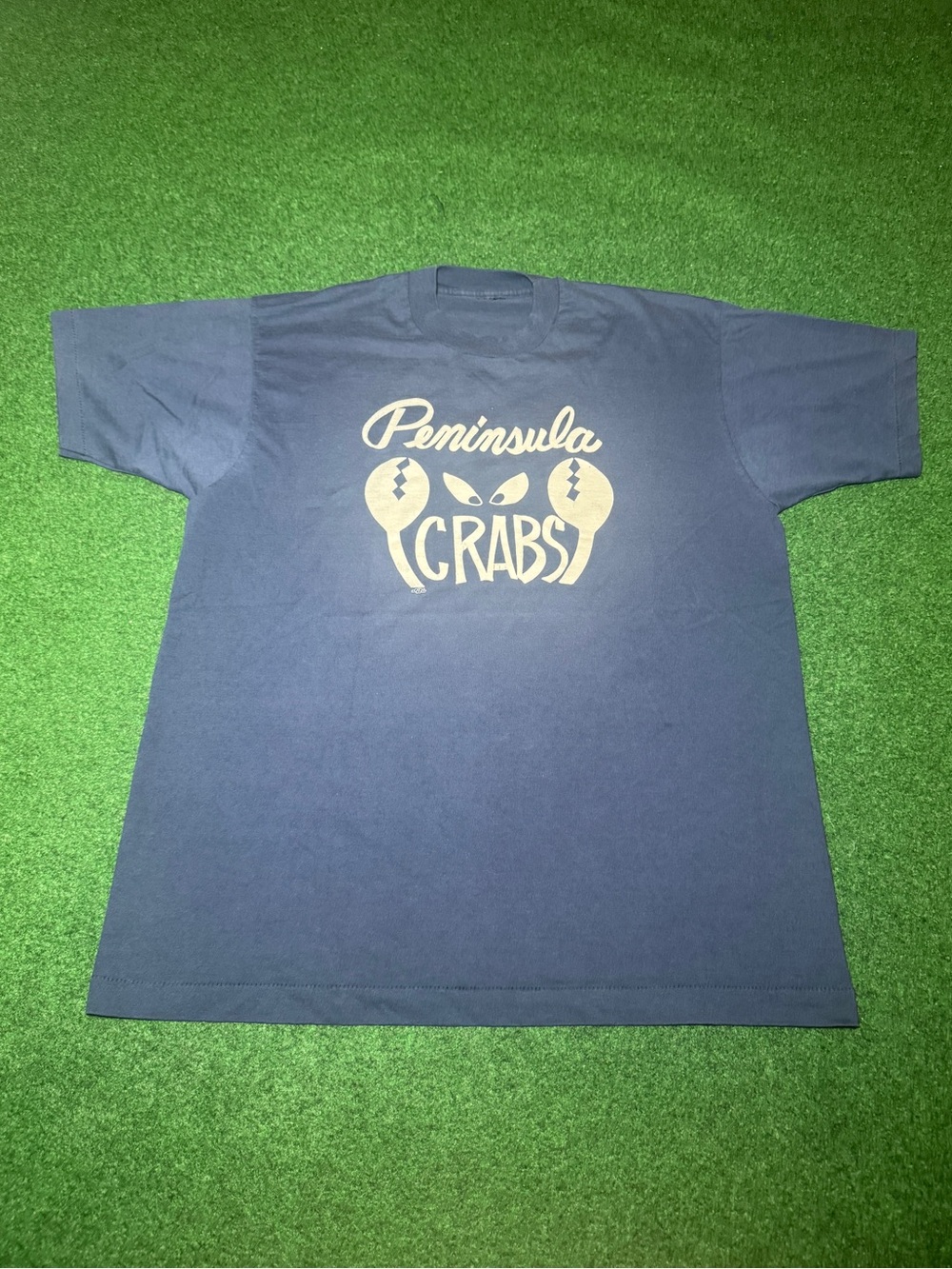 Pennisula Crabs Vintage T Shirt 90s Erie Softball Shirt L/XL